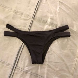 Victoria’s Secret Black Strappy Bikini Bottom